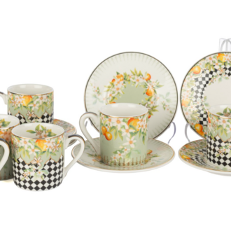 P123.123984 Arancia 2 Asorti 2'li Kahve Fincan Seti 90cc Butik Mutfak