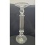 ADM102 Sedef Mum Aksesuarı Cam Şamdan Mumluk Şeffaf Renk Büyük Boy 35x12.5cm 1 Adet