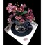 1DEP-22601L Hammer Eskitme Siyah Büyük Dekoratif Kase 31x31x22cm 1 Adet