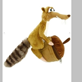 A1753028 Ice Age - Buz Devri Scrat Ve Hediyesi Peluş Oyuncak Çocuk