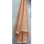 A714160 Şifon Kumaş Yuvarlak Örtü Somon Renk 145cm Çap Yuvarlak Ev Tekstil 1 Adet