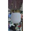 A032100 Sarı Pirinç Cam Avize Çap 15cm Yükseklik 65cm Sarkıtmalı 1 Adet