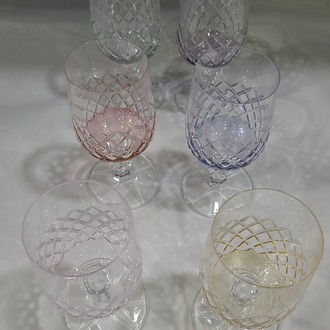 1250BCLCBDKHSU Bohemia Crystal Leonarte Casa 2'li Baklava Rastgele Kahve Yanı Su Bardağı