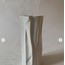 GS98572SH612 Vazo Buruşuk Yüksek Küçük Boy Bej Seramik Çap 12cm Yükseklik 30cm 1 Adet