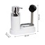 M-E43-01 Polen Mutfak Set Beyaz Sıvı Sabunluk Fırçalı Plastik 300ml 20x8,5x19,5cm 1 Adet