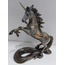 WU73617A4 Unicorn Tek Boynuzlu Mitolojik At Hayvan Poliserin Biblo 27cm
