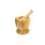 BHMO01 Bambu Motta  Havan Ø11.8x11.8 cm Küçük Çaplı Ezme ve Dövme Ergonomik Boyut Pratik