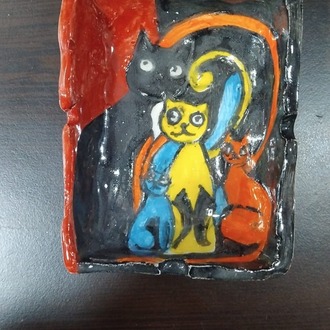 F0603202620207 9X12CM Küçük küllük Seramik El Yapımı 1 Adet