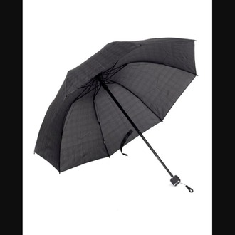 RW-023002  High Quality Umbrealla Siyah Ekose Unisex Şemsiye Manuel Katlamalı Çanta Tip Rüzgar