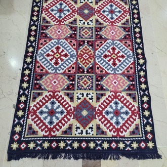 BBGH8681126436922 Home Çift Taraflı Kilim Makinede Yıkanabilir Modern Desenli 120x180cm