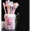 A9021-7 Giftpoint Ayı Kalemlik Ofis Sarı Lovely Bear Ayıcık Teddy 1 Adet