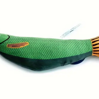 AX90209 Yeşil 1 adet Kedi Oyuncak Saury Balığı, Çıtırtı Sesli Oyuncak