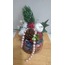 A005JXG7B Çap 10cm Yükseklik 15cm Yılbaşı Noel Masaüstü Süs 1 Adet