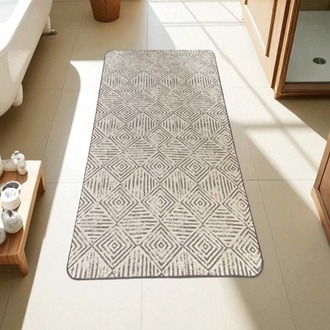 100X28JAKARAGNO1BANYO 100X28CM Jakar Halı | No:1 Açık Gri Banyo Halı