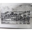 A18195 Seramik Tablo Dikdörtgen 40x25cm Siyah Beyaz Vintage Köşk Dağ Kayık Kürek 1 Adet