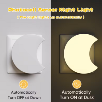 YP7302877 Ay / 2 Adet Akıllı LED Gece Lambası Otomatik Açma/Kapama Sensörlü