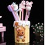 A9021-7 Giftpoint Ayı Kalemlik Ofis Sarı Lovely Bear Ayıcık Teddy 1 Adet
