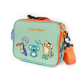 MAM362890207 Çocuk Sırt Çantası ve Isı Yalıtımlı Beslenme Çantası Seti Jungle Friends
