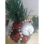 A005JXG7B Çap 10cm Yükseklik 15cm Yılbaşı Noel Masaüstü Süs 1 Adet