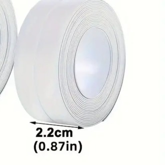 WA42203 Beyaz (uzunluk 1.5m, genişlik 2.2cm) Mutfağa Özel Su Geçirmez Bant Lavabo