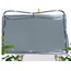 HA63.872955 Gümüş Aynalı Dikdörtgen Tepsi 38x26cm Mutfak Çay Kahve Sofra Tip Sunum Şık