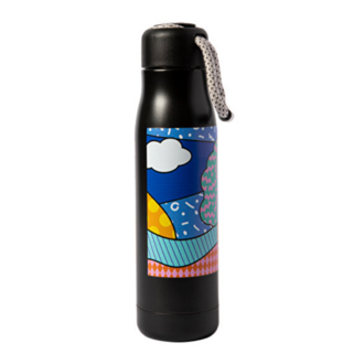ANY212122547 Any Morning 600 ml Paslanmaz Çelik Termos, Çift Duvarlı, Sızdırmaz Kapaklı, Siyah