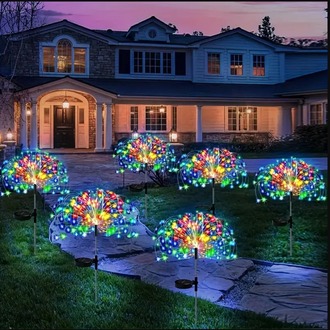 RP13706 150LED / Çok renkli Fachoi Güneş Enerjili Havai Fişek Işıkları 1 Adet