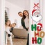 LH01201L10 Hohoho Mutlu Noel Kapı Askı Yeni Yıl Parti Kolye Asılı Oranment 1 Adet