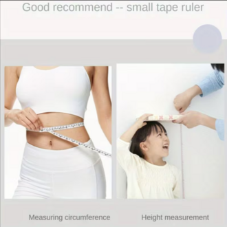 VV171637 İskandinav Yeşili Plastik Metre, 150.01 cm Uzunluğunda, Sevimli Yumuşak Şerit