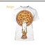 zsy23090811 Asian size M Pizza Dayanışma 3D Baskı T Shirt Adam Yaz O-boyun Kısa Kollu 1 Adet