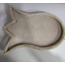 AGndl7 Havluluk Sabunluk Banyo Aksesuar 31x25cm Lale Şeklinde Çiçekli 1 Adet