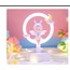 AG067-1 Giftpoint Aralık 2023 Melek USB Lamba PVC 15cm Masaüstü LED 1 Adet Mor