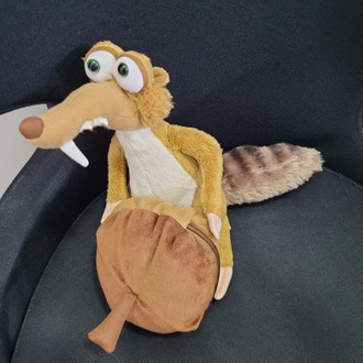  A1753028 Ice Age - Buz Devri Scrat Ve Hediyesi Peluş Oyuncak Çocuk