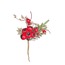 B48-0033 Yılbaşı Yapay Çiçek Kırmızı Meyveli Yapraklı boy 23cm, en 15cm