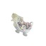 Capodimonte Çiçekli Porselen Bebek Arabası Biblo 5x15cm