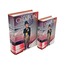 GP-2983 Giftpoint Ahşap Kutu Charlie Chaplin 2'li Set Ofis Hobi Hediyelik Dekoratif Kitap