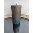 AG-200-S Yükseklik 15cm Çap 7cm Silindir Gerçek Mum Fitilli Koyu Renk 1 Adet