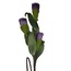 1GJ-202105A LMDR Mor 98cm Kıvrılabilir Dekoratif Yapay Çiçek (1 Dal)