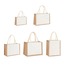 AAQ07772 Jüt Çanta Boş Beyazlatılmamış Büyük 35x27x15cm Yeniden Kullanılabilir 1 Adet