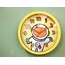 CLC-SA1104RF Gift Point Duvar Saat Astronot PVC 33x33x4cm Sarı Rengarenk Rakamlı 1 Adet