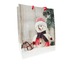 SVR-5287 Yılbaşı Noel Yeni Yıl Christmas Karton Poşet Kardan Adam Orta Boy 1 Adet