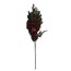 19-0028 Yılbaşı Noel Yapay Çiçek Kırmızı Toplu Karlı Kozalaklı Çamlı 75x25x10cm 1 Adet