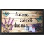 103IFHMLV1911 Home İtalyan Format Kapı Paspası 40X68 Home Sweet Home Lavanta Lavanda