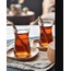 B2502 Bambu Silva 6'lı Kare Çay Tabak Çerez Kase 10x10x1,6cm Tiryaki Özel Tasarım