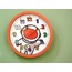 3CLC-SA1104RF Gift Point Duvar Saat Astronot PVC 33x33x4cm Kırmızı Rengarenk Rakamlı 1 Adet