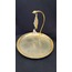 A4847 Yükseklik 18cm Çap 23cm Metal Yuvarlak Gold Renk Albrifn Lalezar Çaycı Model 1 Adet