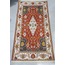 6516 Prestij Halı Vintage Koleksiyon Antik Klasik Mekan Salon 80x150cm Beyaz Kırmızı 1 Adet