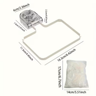 MK255302 1 beyaz filtre + 50 filtre şeridi Güçlü Emişli Mutfak Lavabo Süzgeci