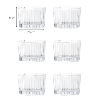 RYG7061 Porsima  Flower 6lı Cam Kase Puding Tatlı Ve Dondurma