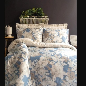 ISS-MAM-003268 İssimo Deco Rose 210TC (83 Tel) Pamuk Saten Çift Kişilik Nevresim Takım 1 Adet
